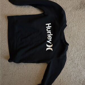 Hurley Black Tee with White Logo